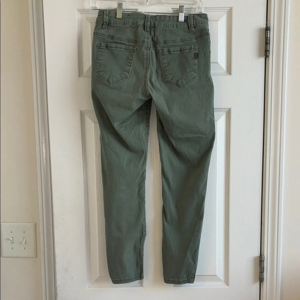 Women's Olive Straight Legged Paint - Picture 2 of 4